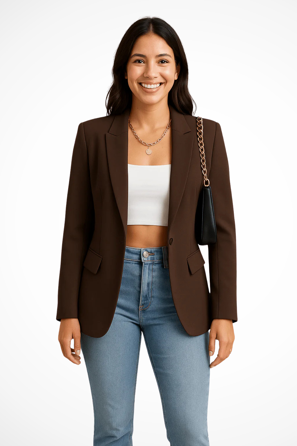 Amelia | Women's Tailored Blazer Jacket Single Button