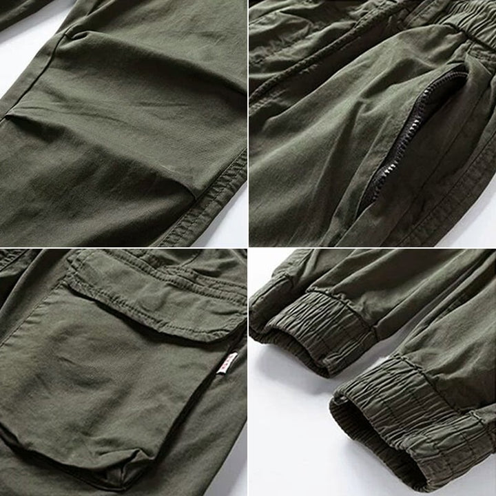 Cargo Trousers with Pocket Options and Clean Cut for Men