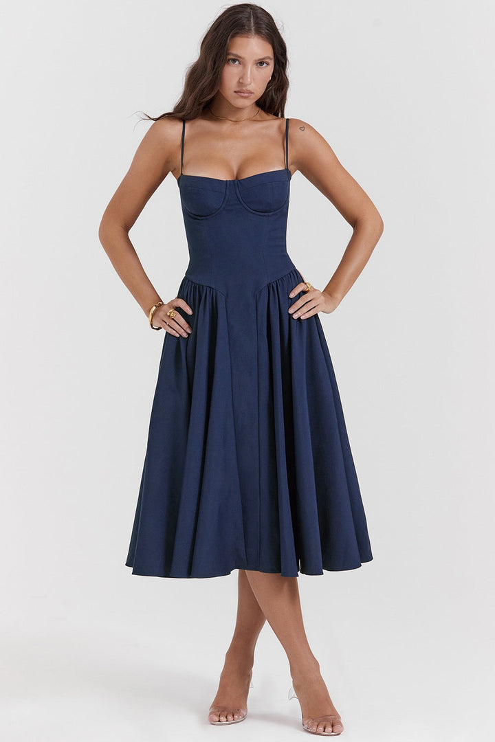 Women's Evening Wedding Midi Dress