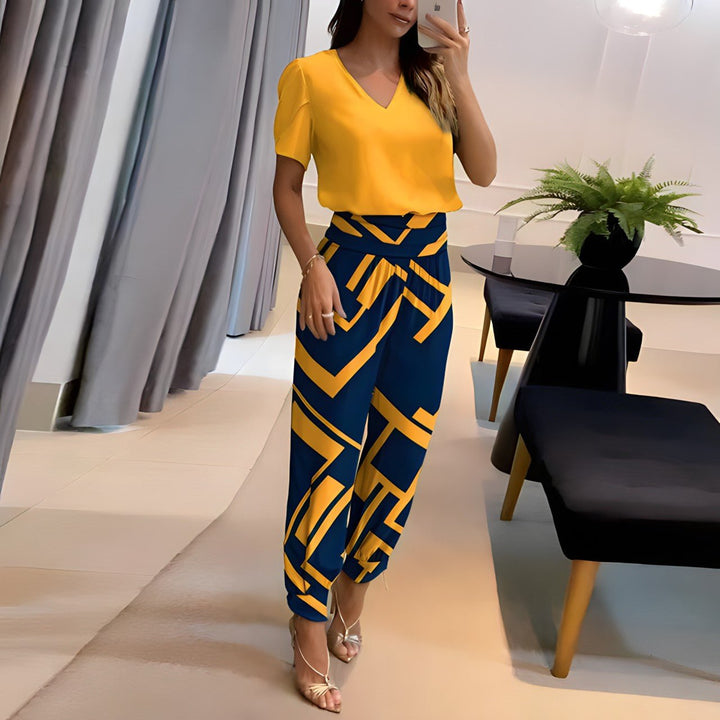 Women’s Blouse and Pants Set | Two-Piece Matching Outfit