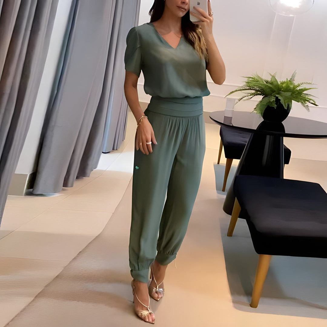 Women’s Blouse and Pants Set | Two-Piece Matching Outfit