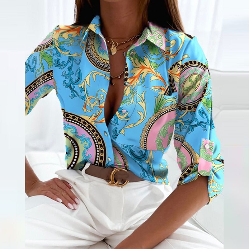 Arabella | Turned-Down Collar Blouse 6