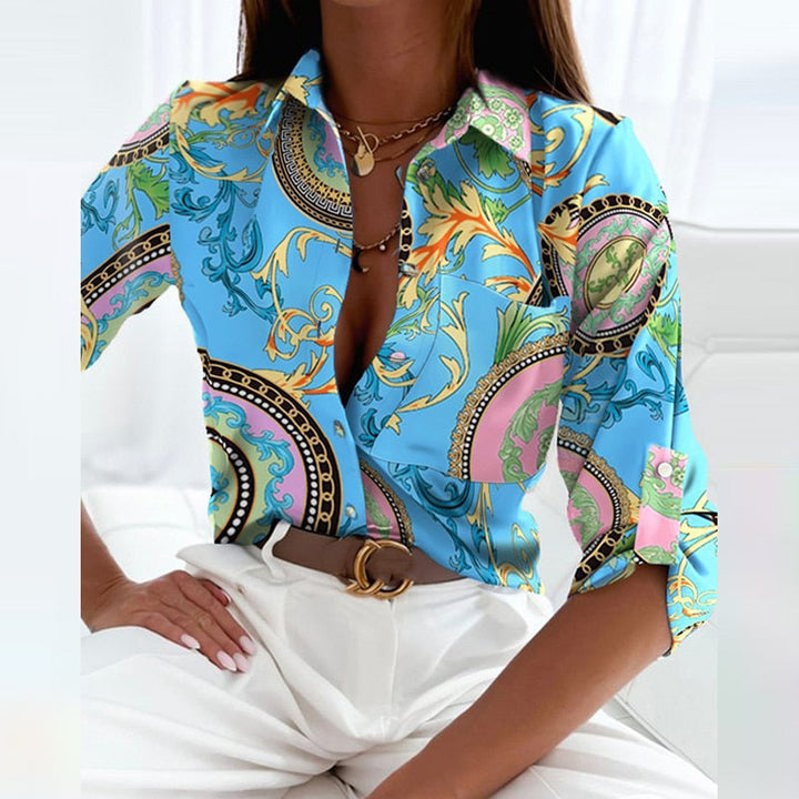 Arabella | Turned-Down Collar Blouse 6