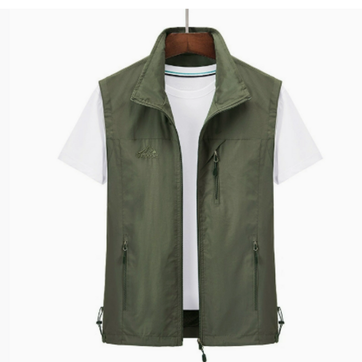 Men’s Sleeveless Outdoor Vest | Zipper