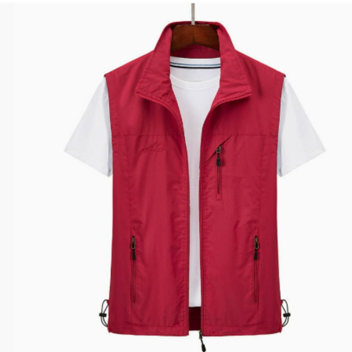 Men’s Sleeveless Outdoor Vest | Zipper