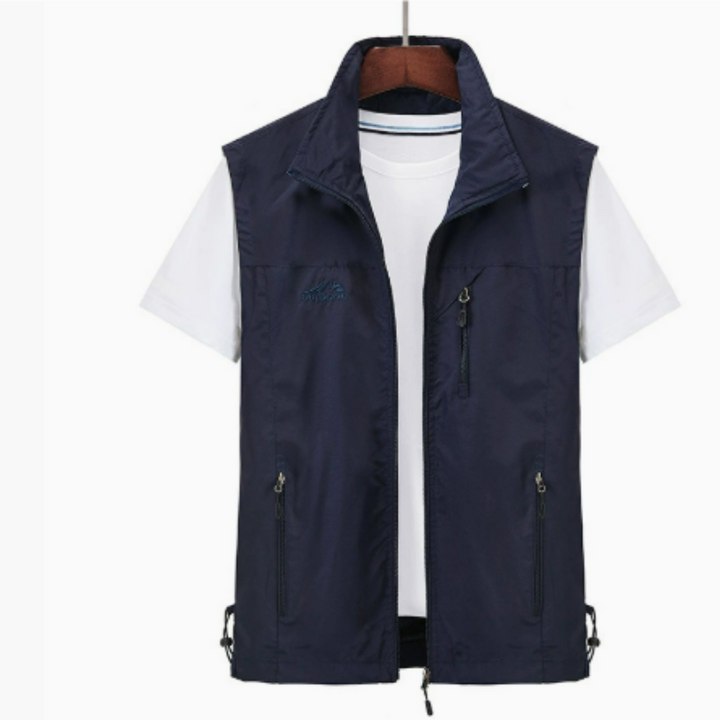 Men’s Sleeveless Outdoor Vest | Zipper