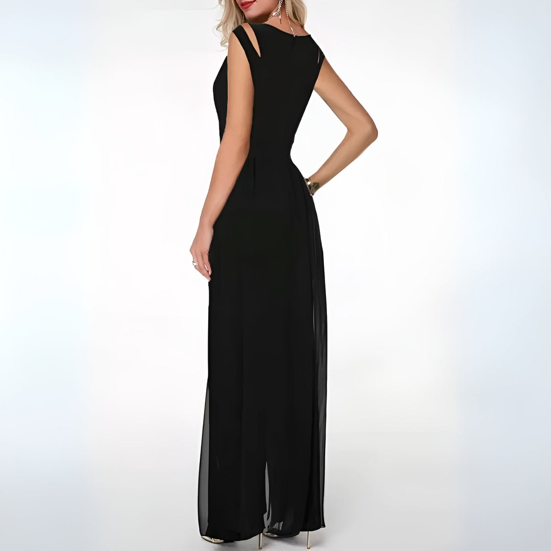 Women’s Sleeveless Jumpsuit with Wide Leg | Summer