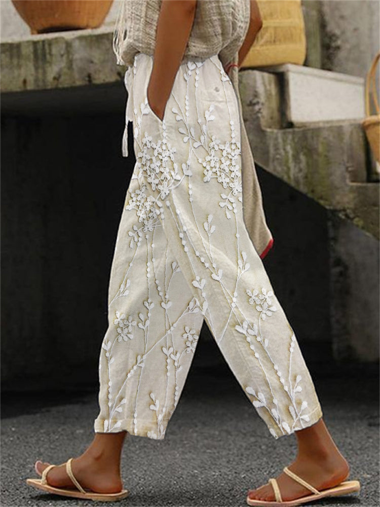 Aviora - Vine Printed Trousers 0