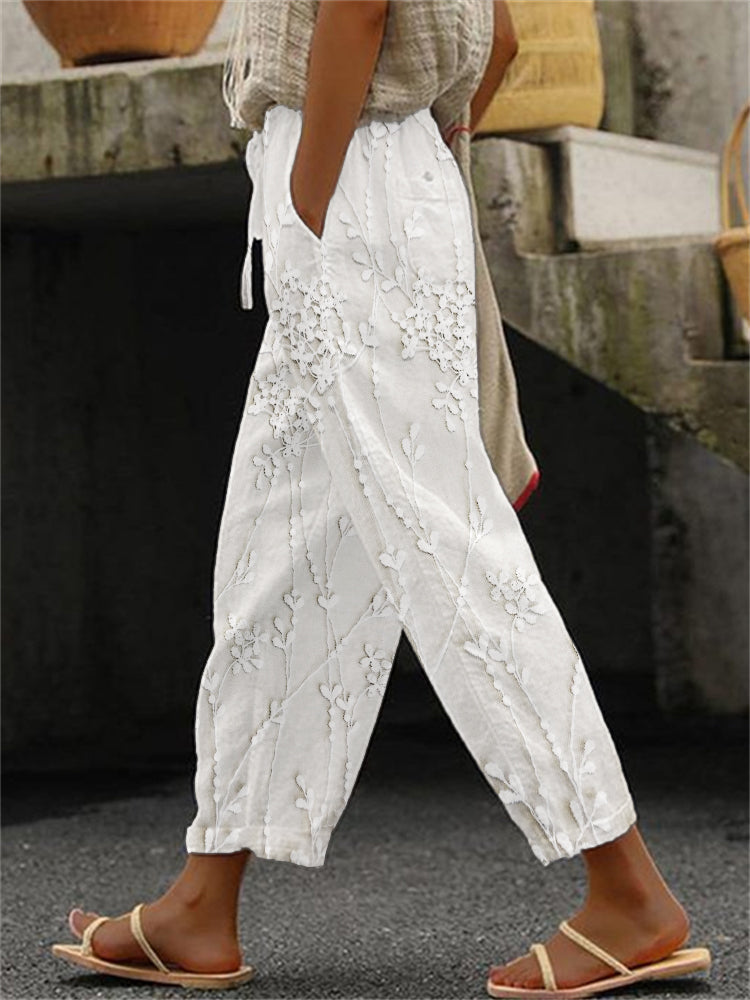 Aviora - Vine Printed Trousers 1