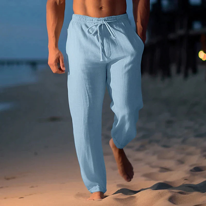 Men’s Summer Pants with Drawstring | Casual