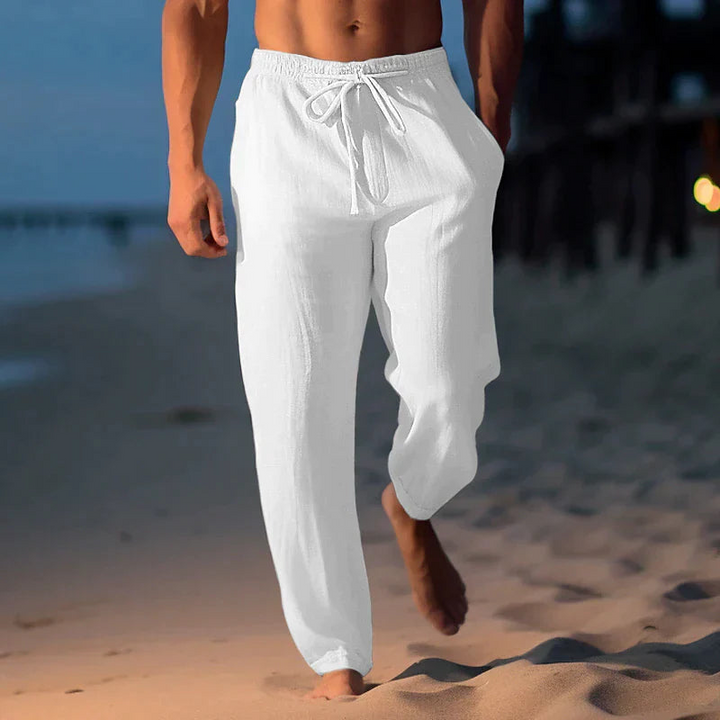 Men’s Summer Pants with Drawstring | Casual