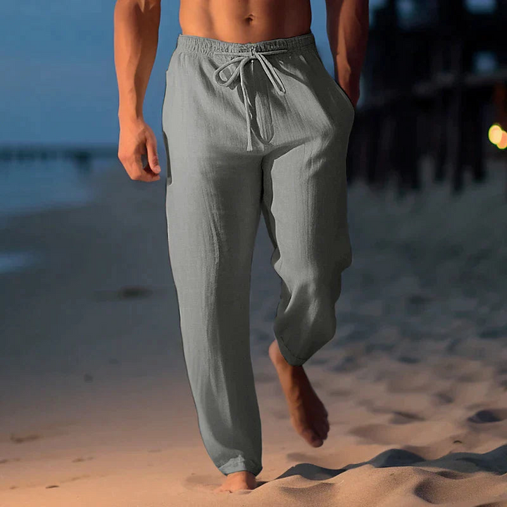Men’s Summer Pants with Drawstring | Casual