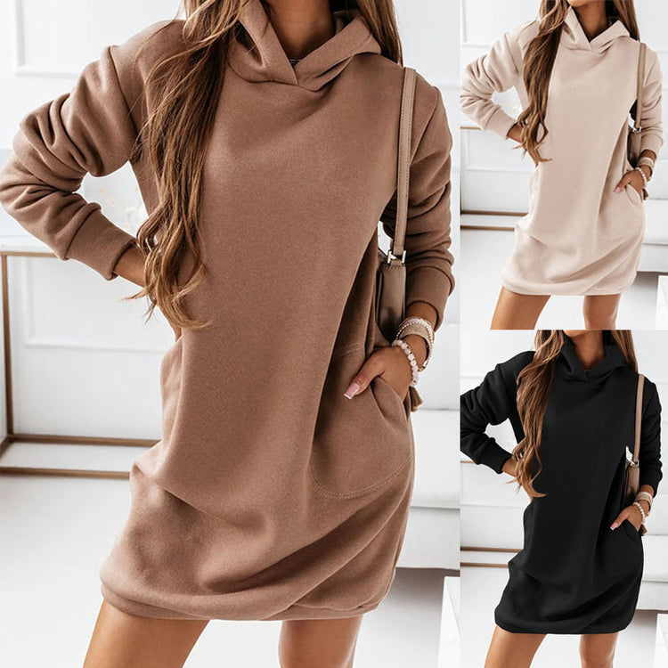 CARLA™ - MODERN COMFORTABLE SWEATSHIRT DRESS 1