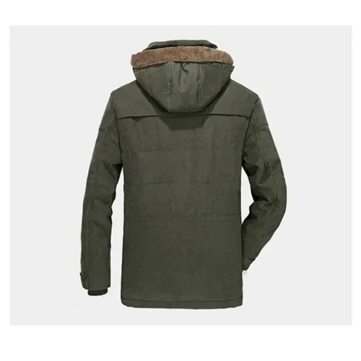 Hooded Winter Jacket with Timeless Design for Men