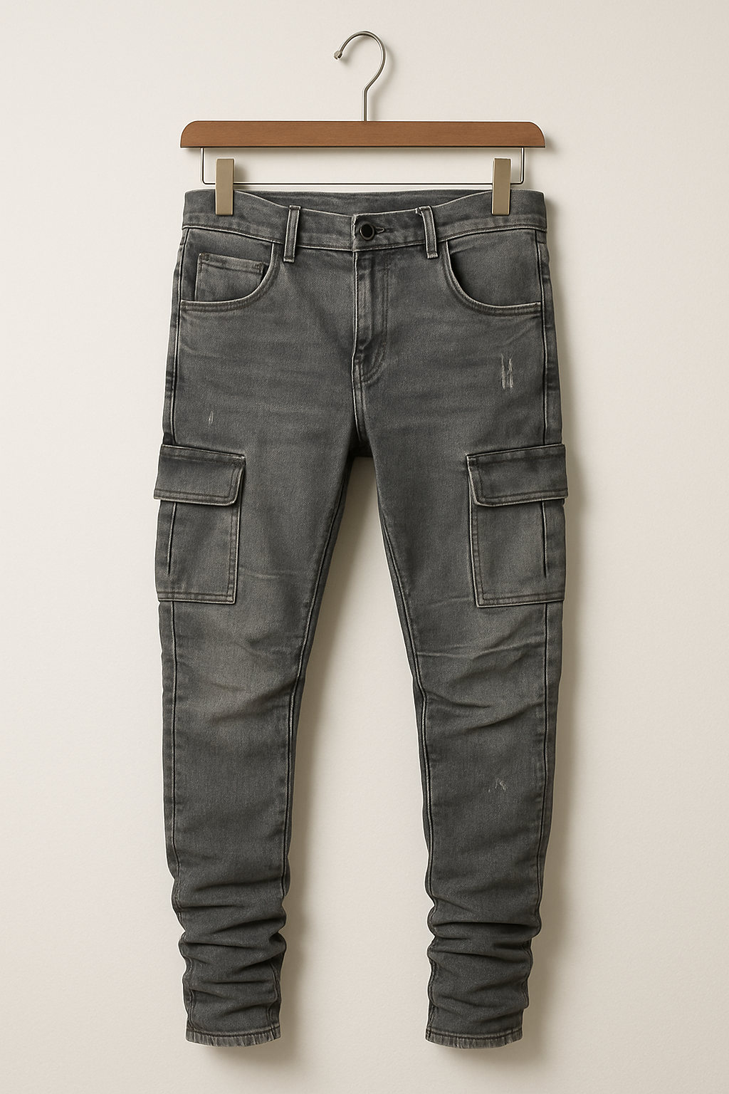 Casper stretchy cargo jeans 4