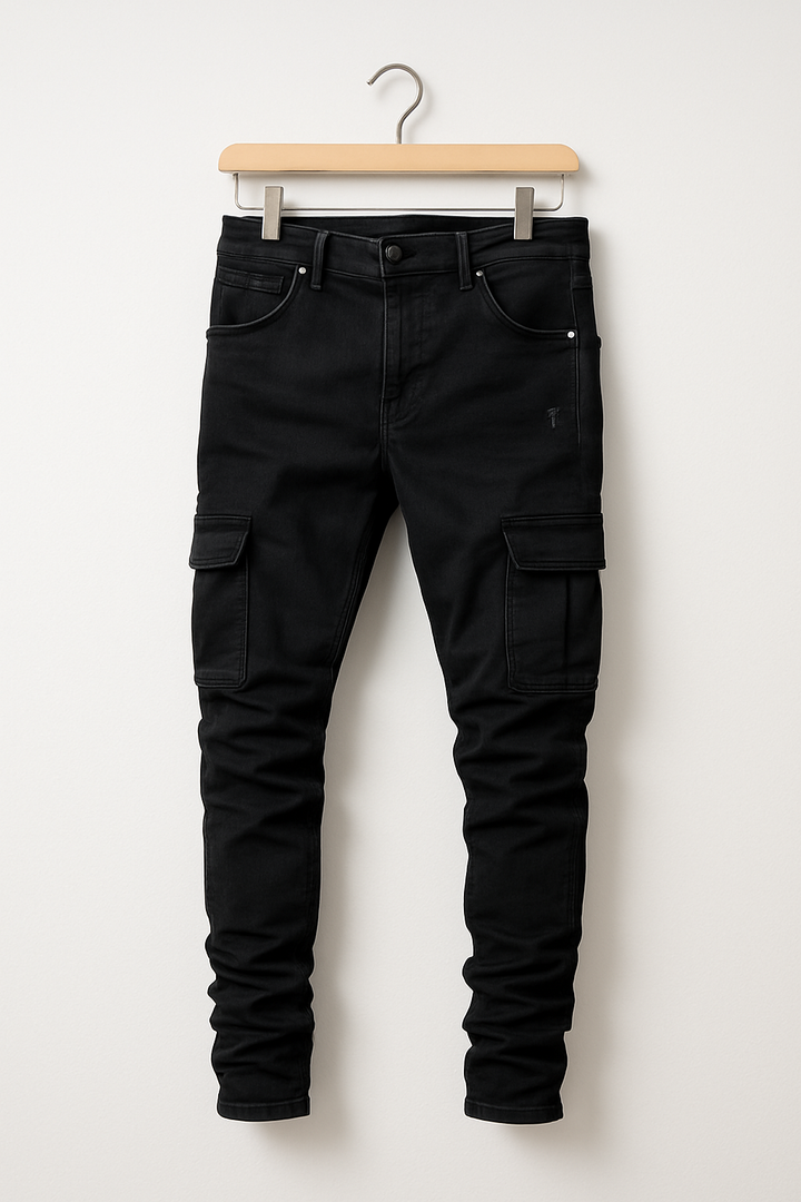 Casper stretchy cargo jeans 6