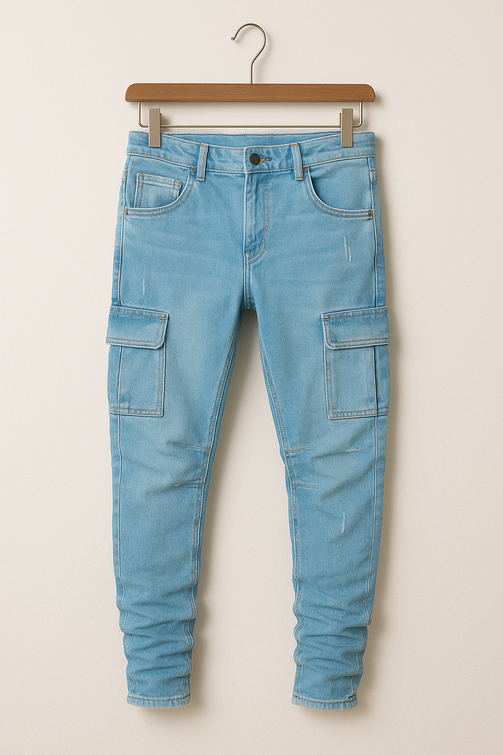Casper stretchy cargo jeans 1