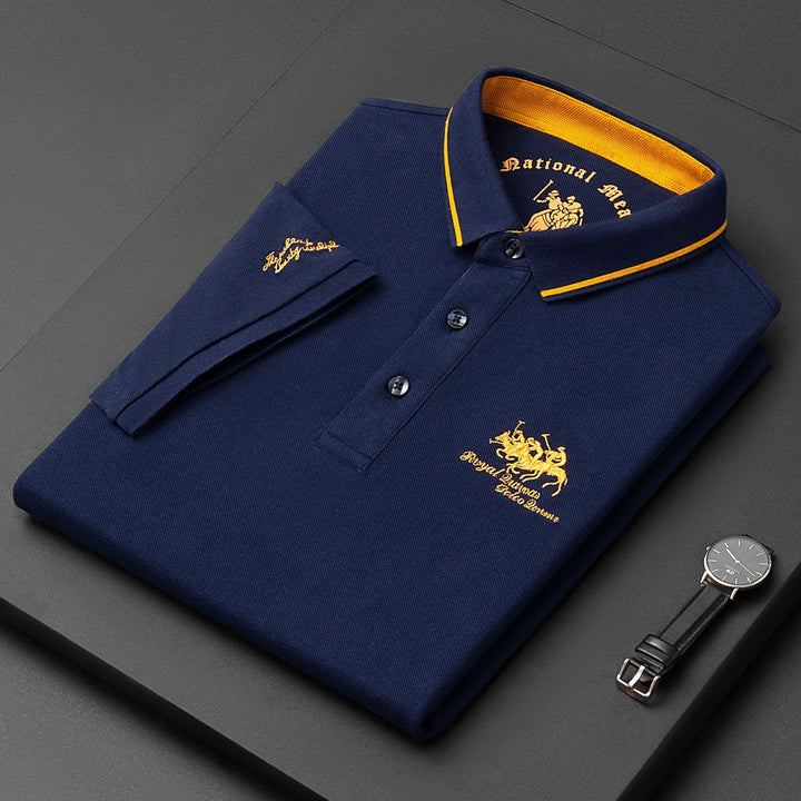 Casual polo shirt with buttons for men | Short -arm 0