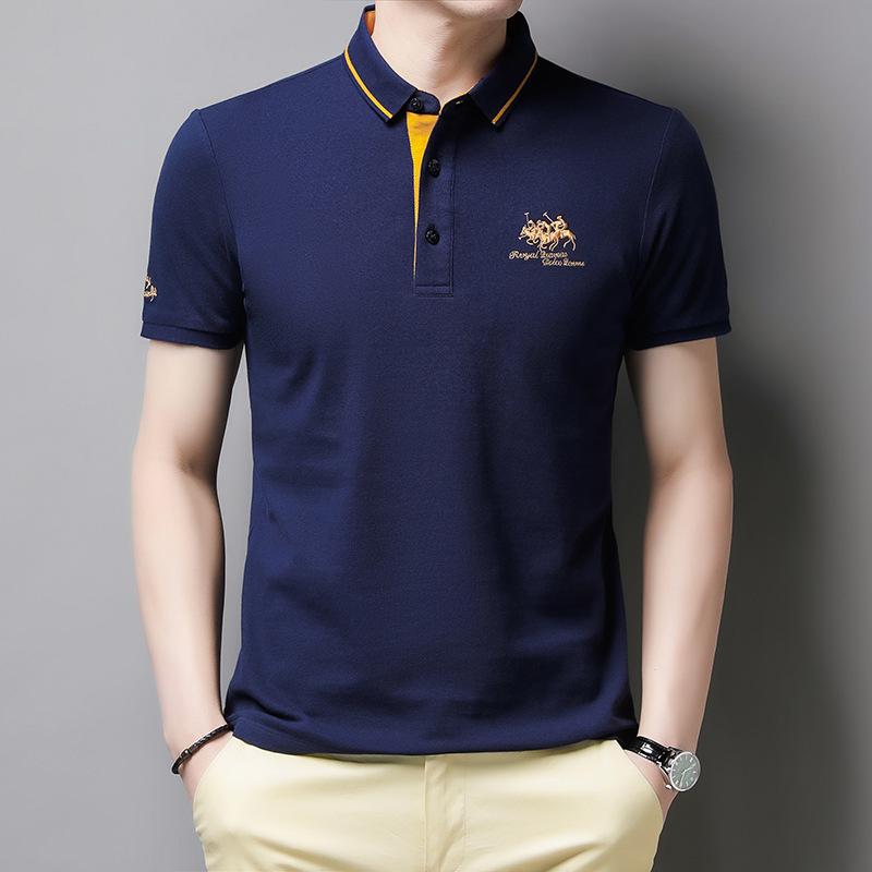 Casual polo shirt with buttons for men | Short -arm 1