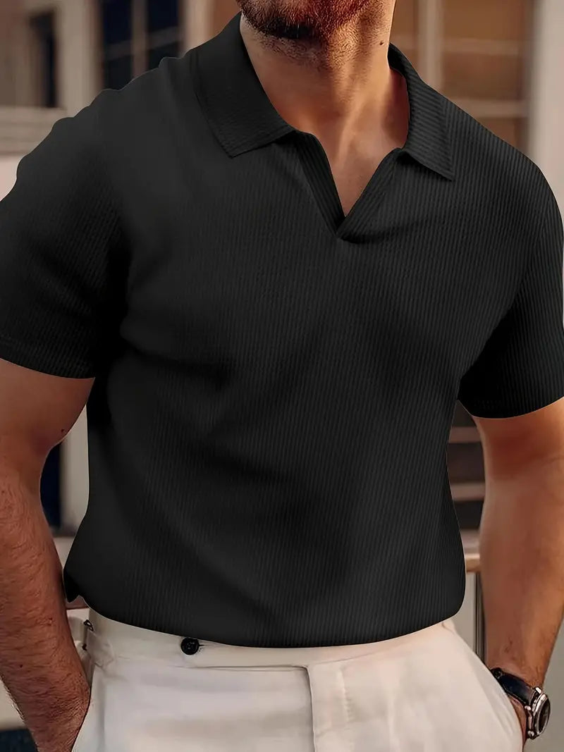 Casual short-sleeved polo for men 1