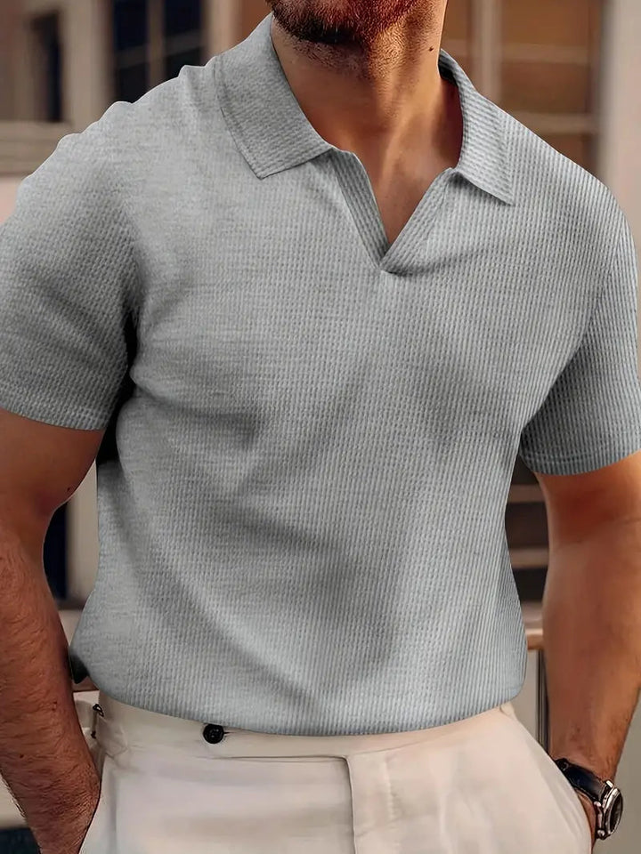Casual short-sleeved polo for men 2