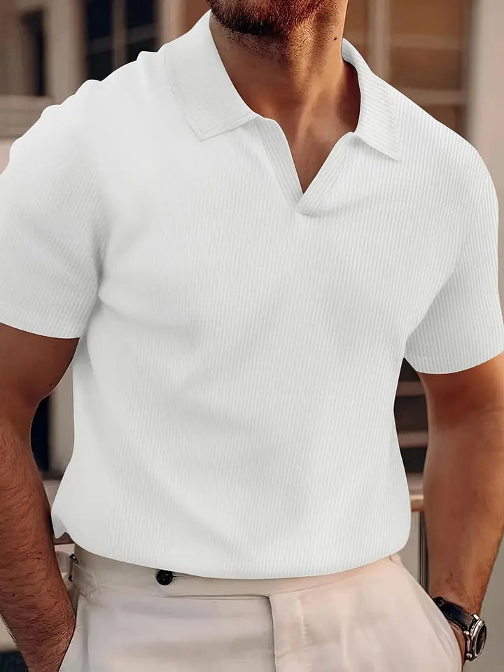 Casual short-sleeved polo for men 4