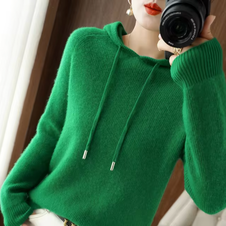 Cenna - knitted hoodies made of cashmere wool 0