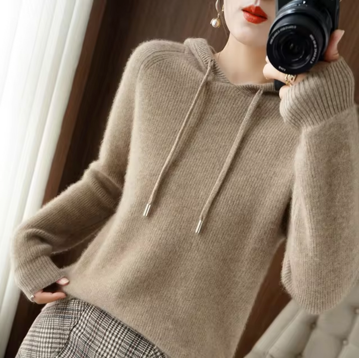 Cenna - knitted hoodies made of cashmere wool 2