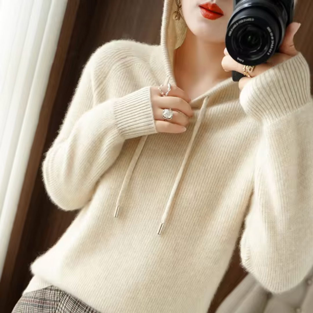 Cenna - knitted hoodies made of cashmere wool 3
