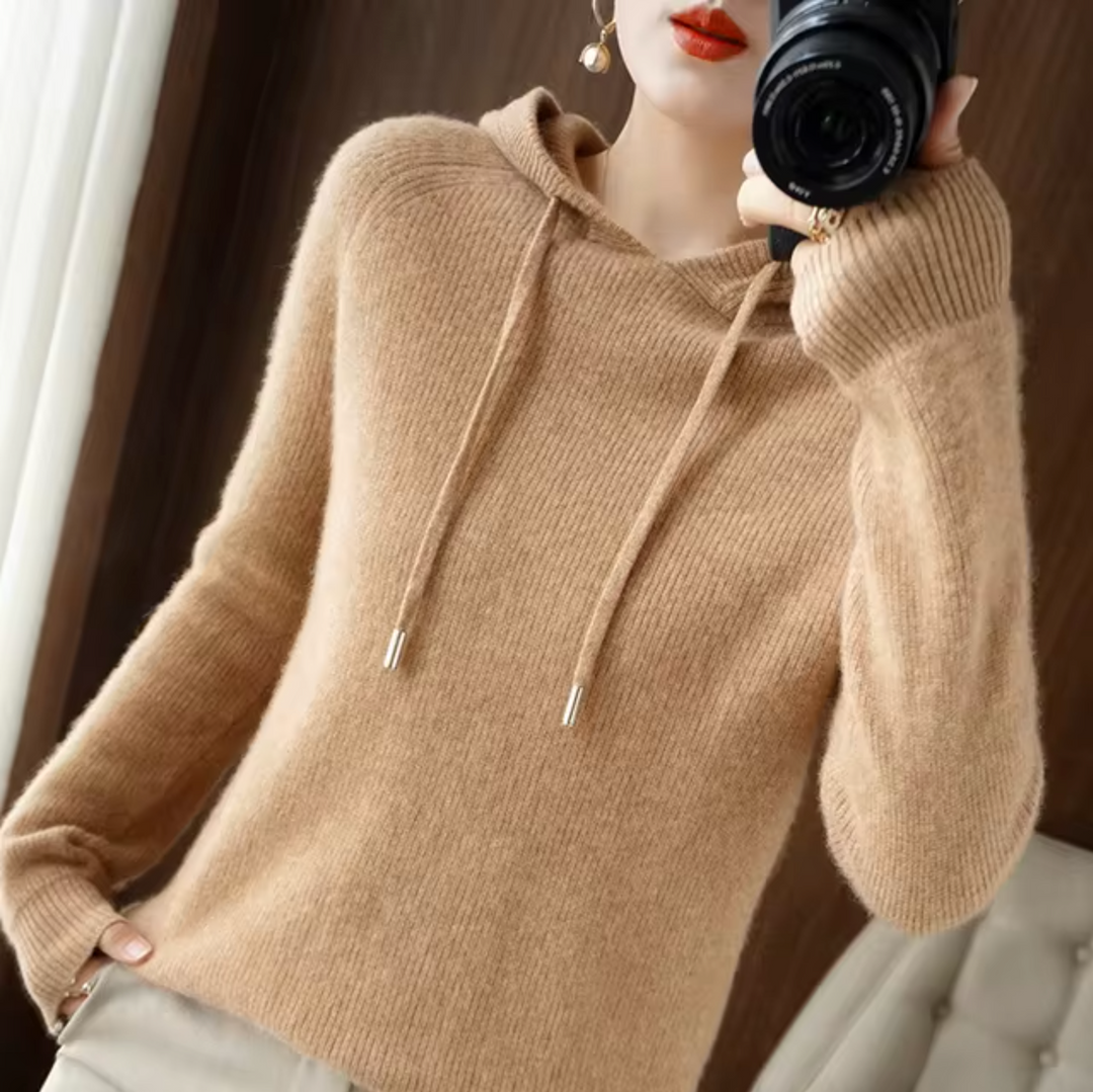 Cenna - knitted hoodies made of cashmere wool 4