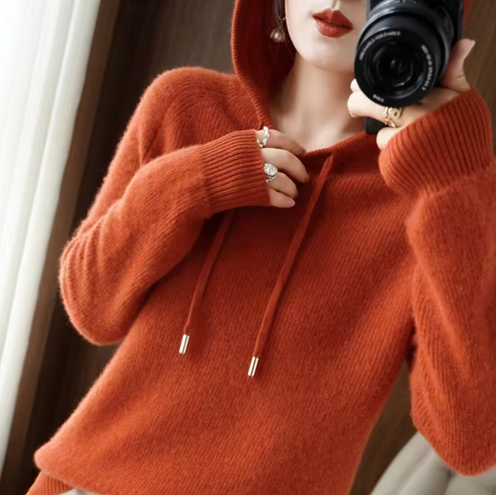 Cenna - knitted hoodies made of cashmere wool 5