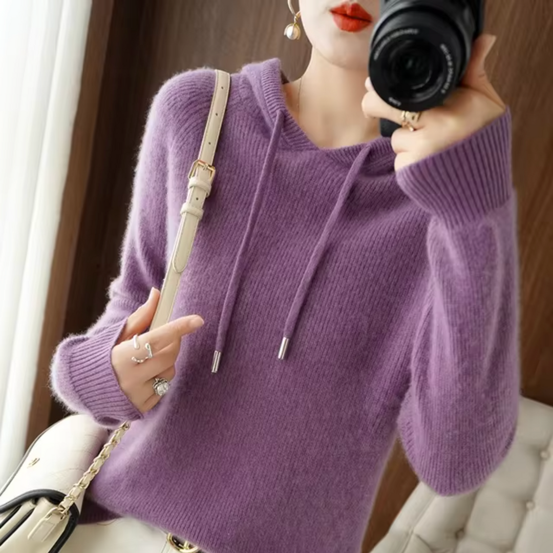 Cenna - knitted hoodies made of cashmere wool 6