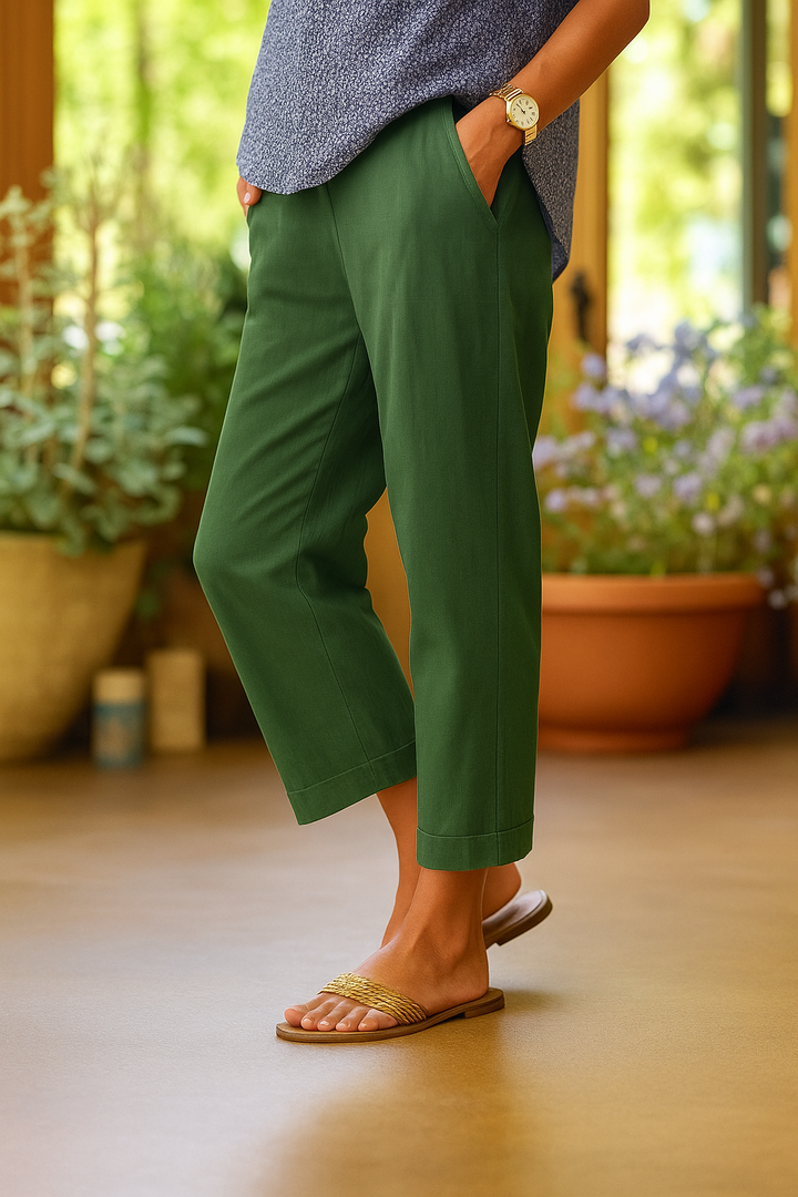 Straight Leg Light Summer Trousers