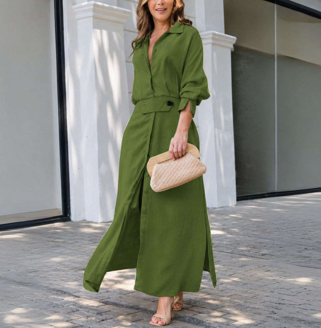 Women's Softline V-Neck Maxi Dress