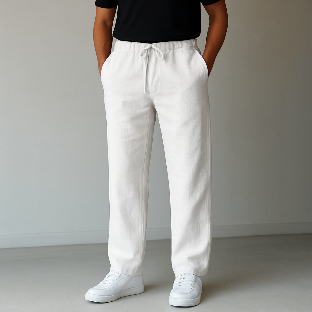 Relaxed Drawstring Pants for Men