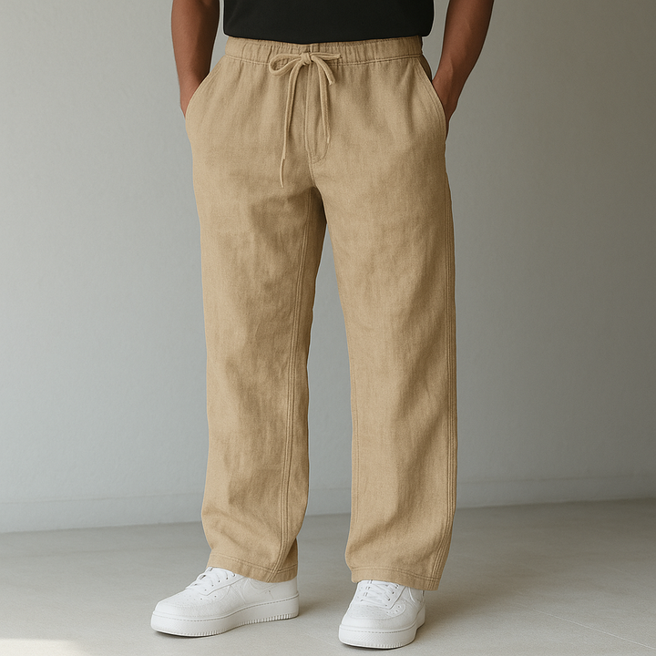 Relaxed Drawstring Pants for Men