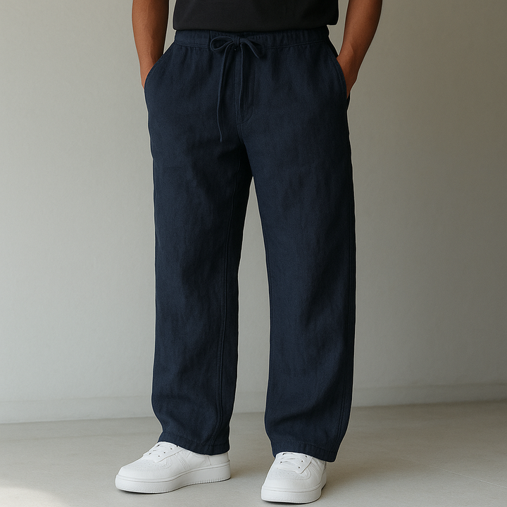 Relaxed Drawstring Pants for Men