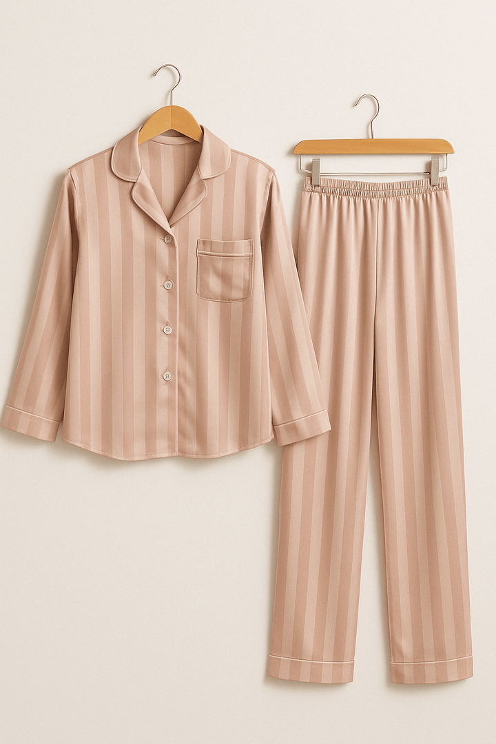 Women’s Striped Pajama Set | Long Sleeve Sleepwear