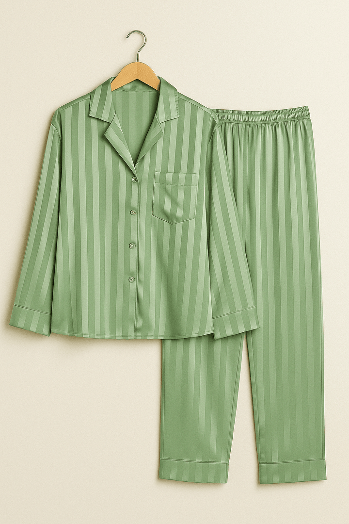 Women’s Striped Pajama Set | Long Sleeve Sleepwear