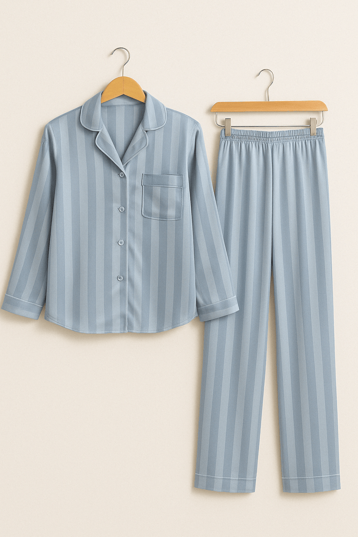 Women’s Striped Pajama Set | Long Sleeve Sleepwear