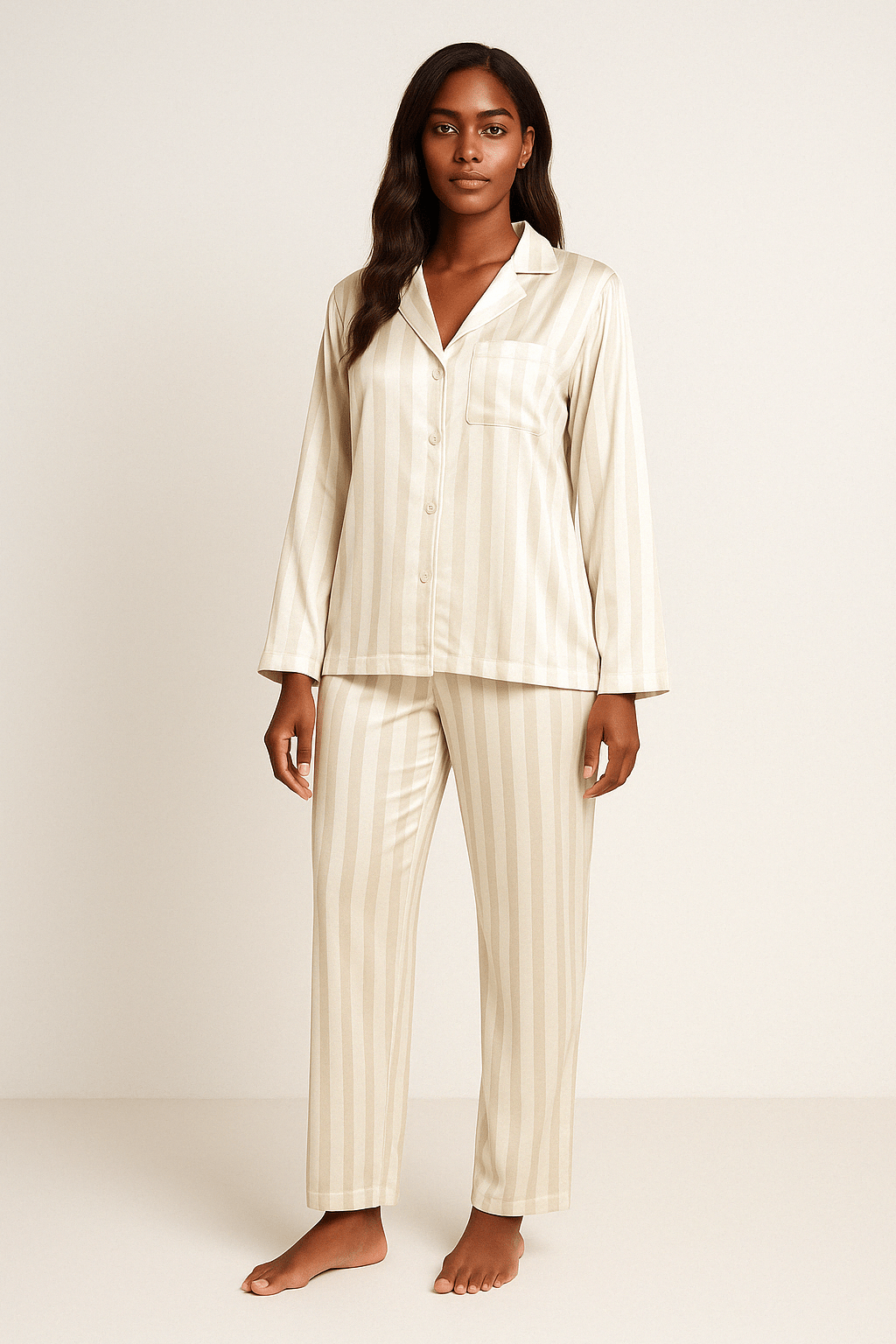 Women’s Striped Pajama Set | Long Sleeve Sleepwear