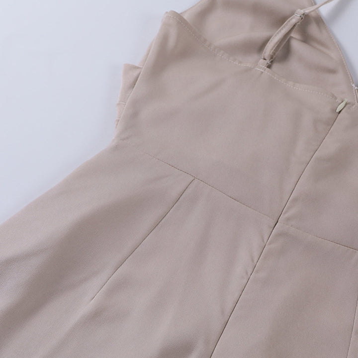 Women's Evening Cross-Neck Maxi Dress