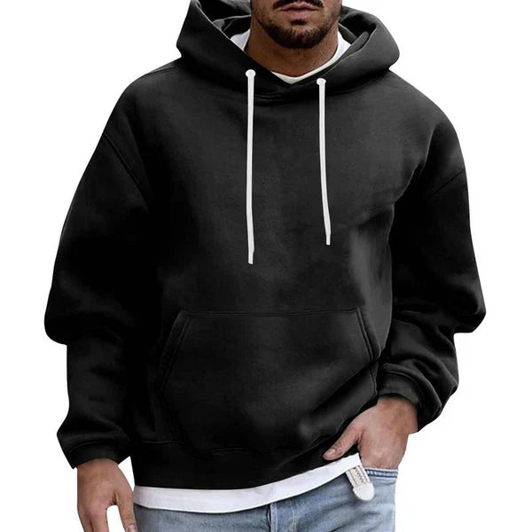 Comfortable hoodie with bags for men 2