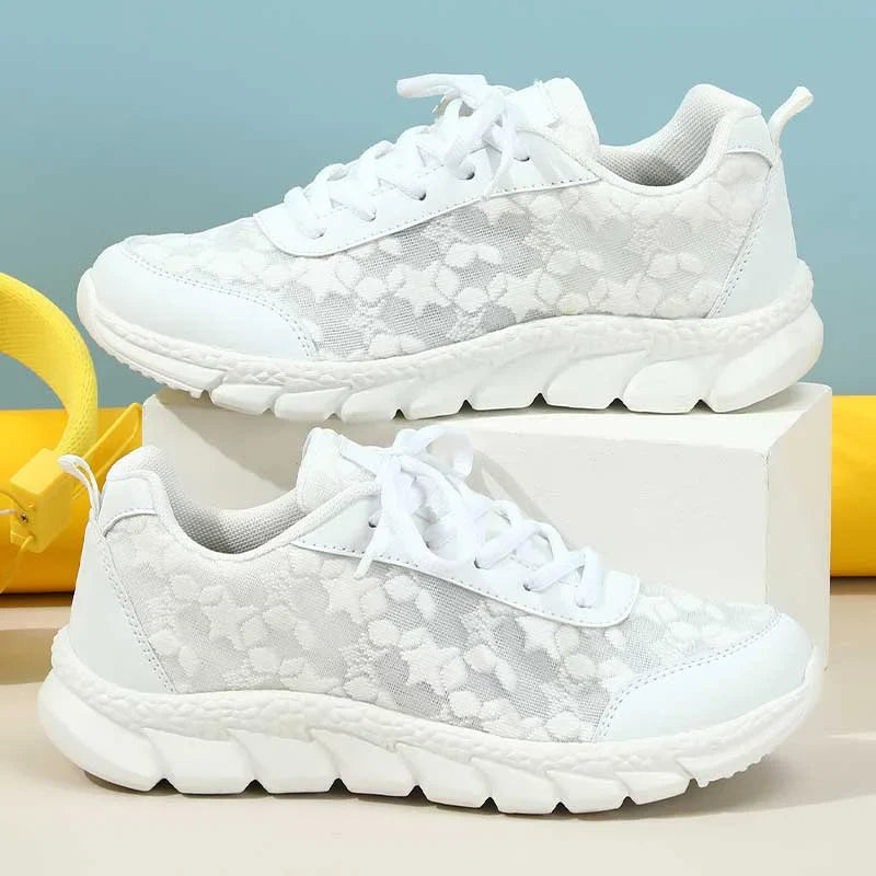 Comfortable orthopedic sneakers from mesh 7