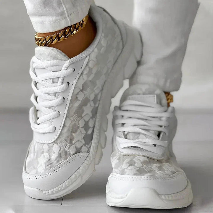 Comfortable orthopedic sneakers from mesh 8