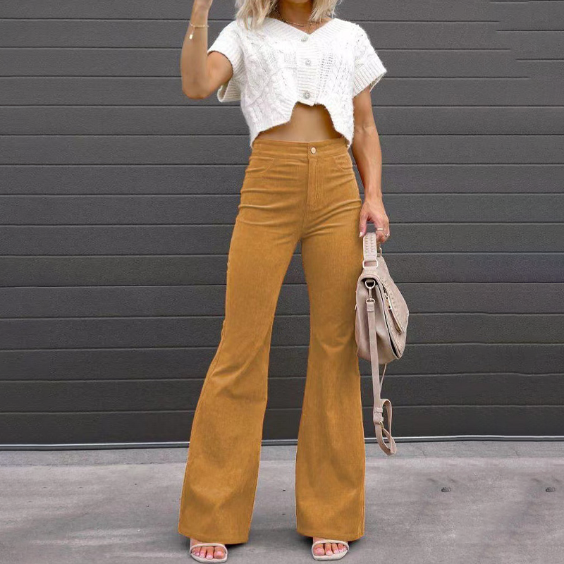 Women’s High Waist Bellbottom Pants | Vintage Style