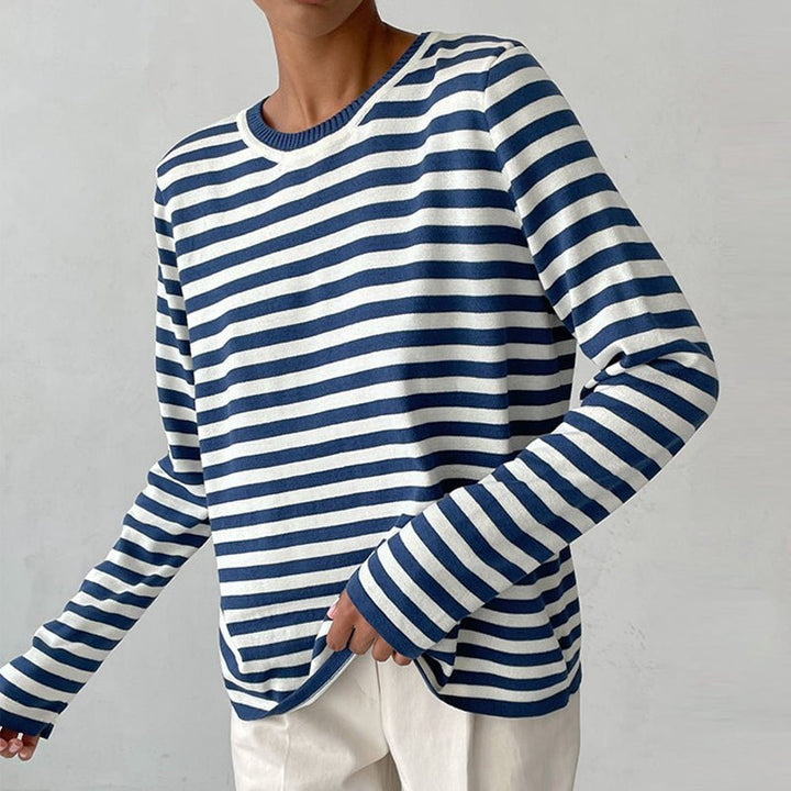 Women’s Striped Sweater | Modern Casual