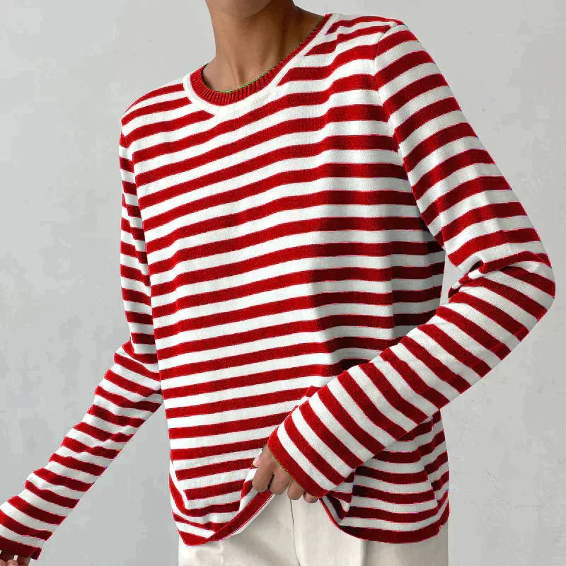 Women’s Striped Sweater | Modern Casual