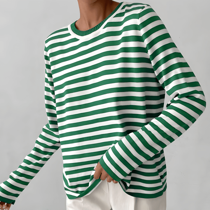 Women’s Striped Sweater | Modern Casual