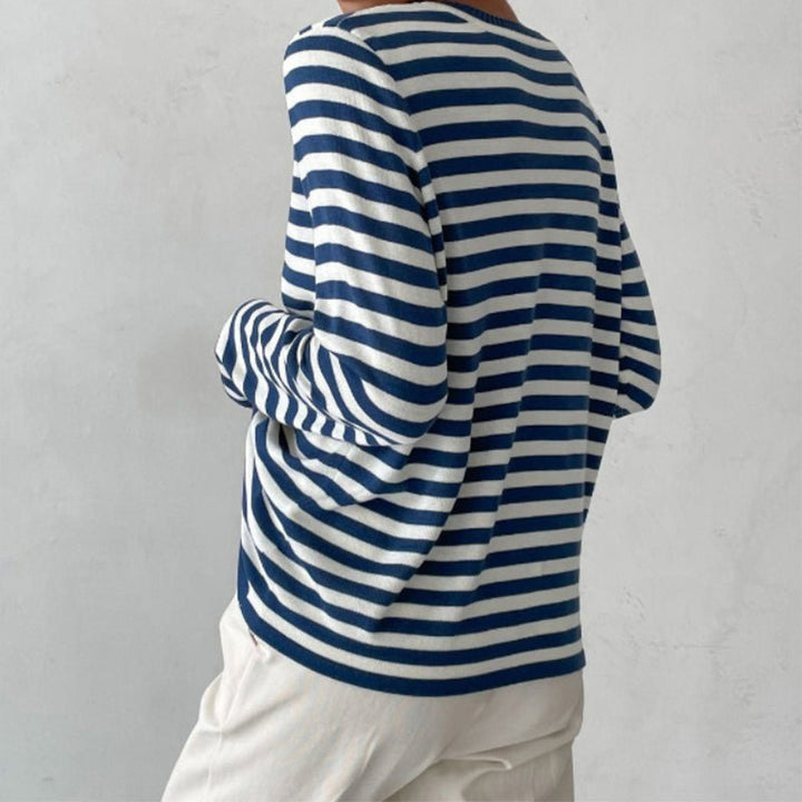 Women’s Striped Sweater | Modern Casual